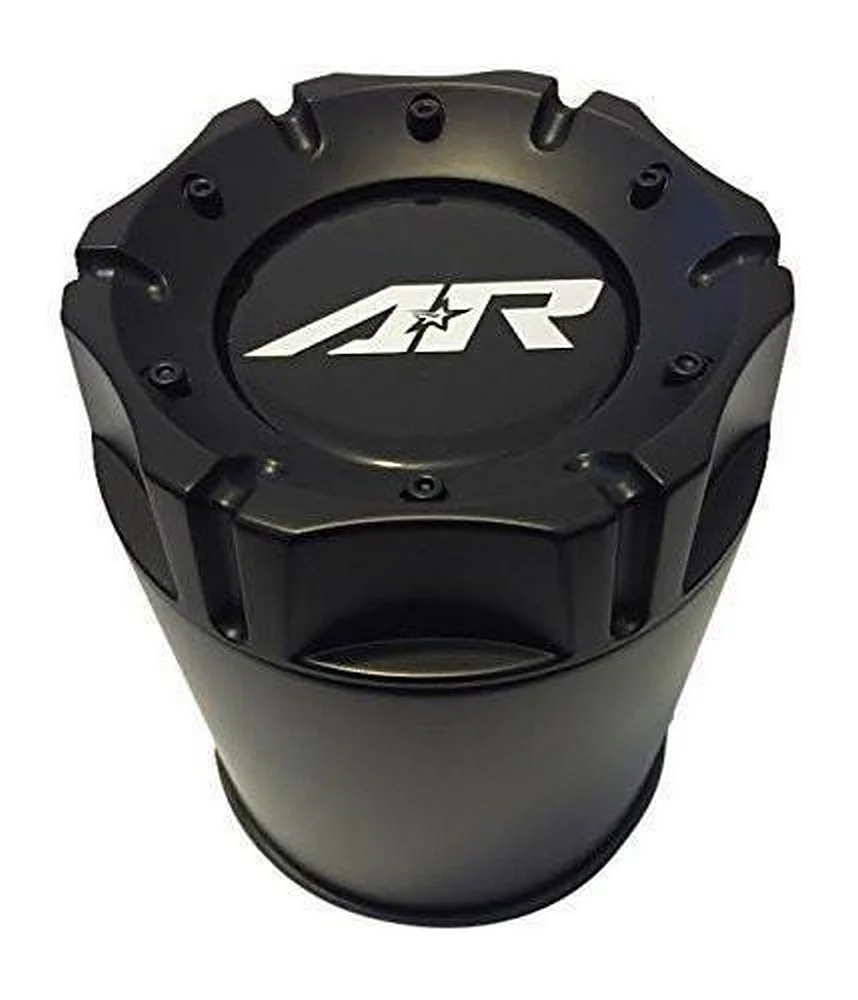 American Racing 000000001425006016 Satin Black Push-Thru Wheel Center Cap