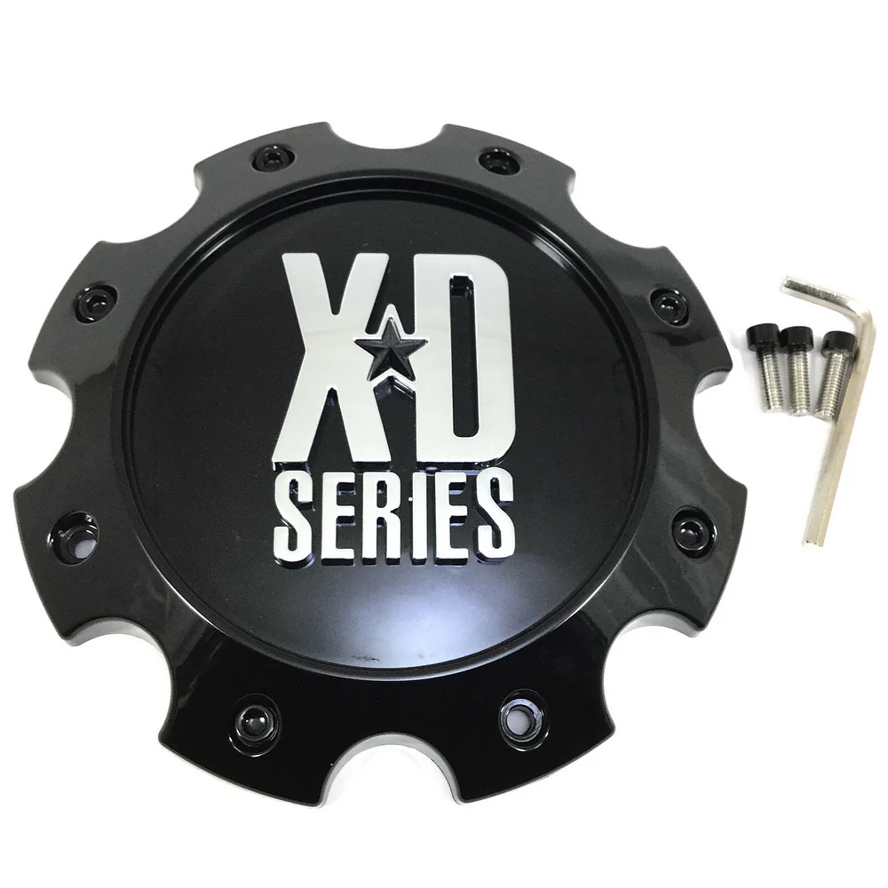 XD 1079L202-H25 Black Dually Front Wheel Center Cap – 8x200/210