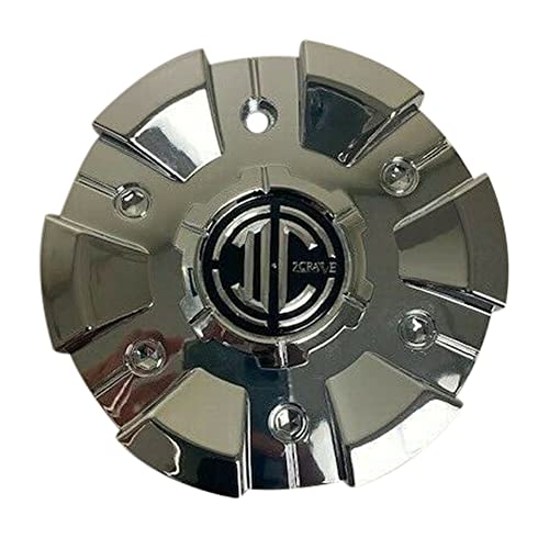 2 Crave Alloys No. 4 C607701CAP Chrome Wheel Center Cap
