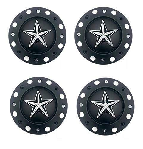 4 Pack KMC XD Series 775L239B Rockstar Dually Center Cap