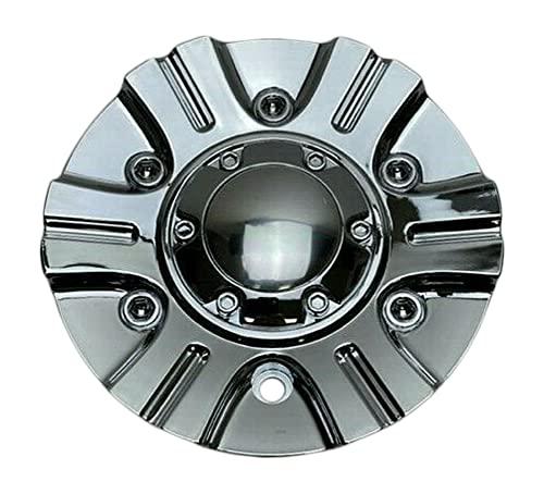 Akuza 702 Chrome No Logo Wheel Center Cap EMR702-CAR-CAP LG0608-04