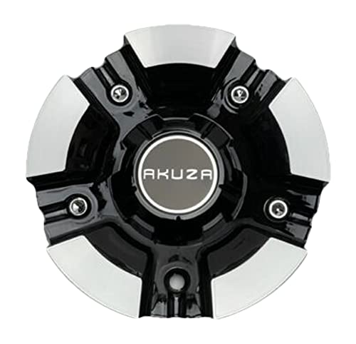Akuza 844 Lever Black and Machined Wheel Center Cap EMR0844-TRUCK-AL
