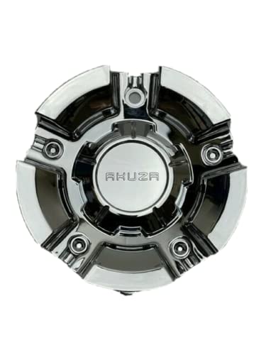 Akuza 844 Lever Chrome Wheel Center Cap EMR0844-CAR-CAP