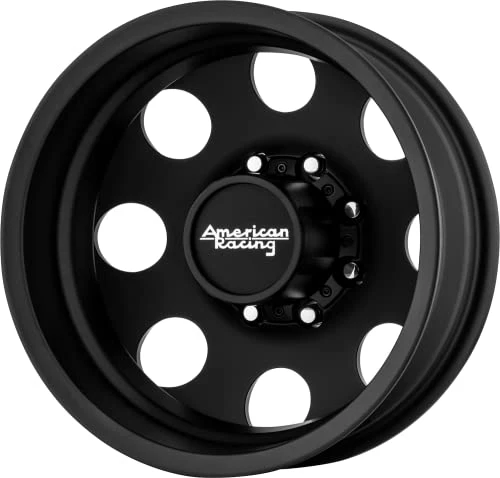 American Racing AR DUALLY FRONT CAP 8X6.5/170 - S-BLK - ARCAPBF-SB