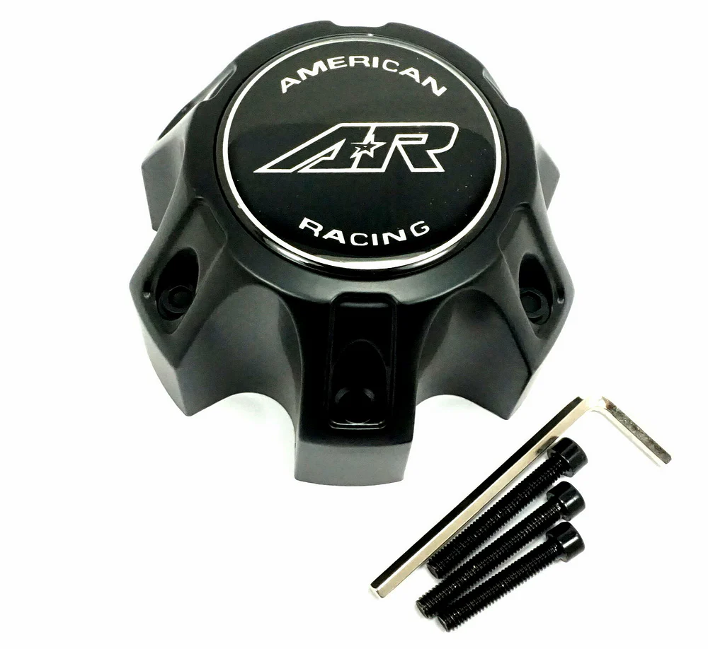 American Racing CARA1216SB Satin Black Wheel Center Cap – 6x4.5