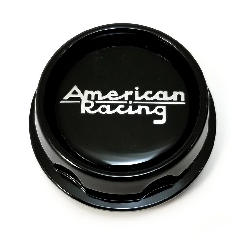 American Racing 000000001342103023 Gloss Black Snap-In Wheel Center Cap