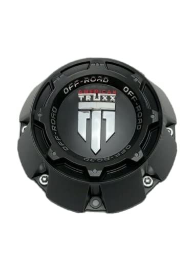 American Truxx Matte Black Wheel Center Cap C831L180S C831L148S