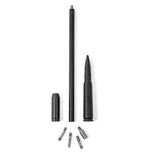 AMI Billet .50 Caliber Cartridge Antenna Black 6255K Made of 6061-T6 Billet Aluminum USA