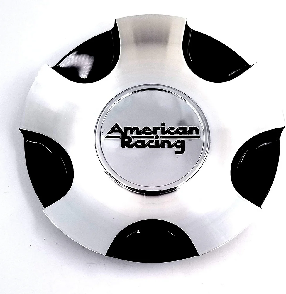 American Racing AR919CAPB-GBM Gloss Black Machined Snap-In Wheel Center Cap