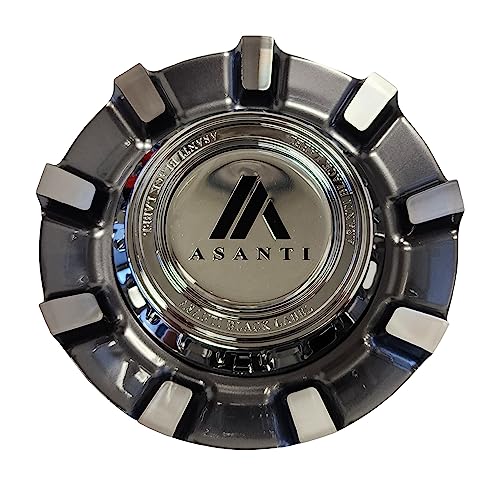 Asanti Black Label 1002-82AD Machined and Gloss Black Wheel Center Cap