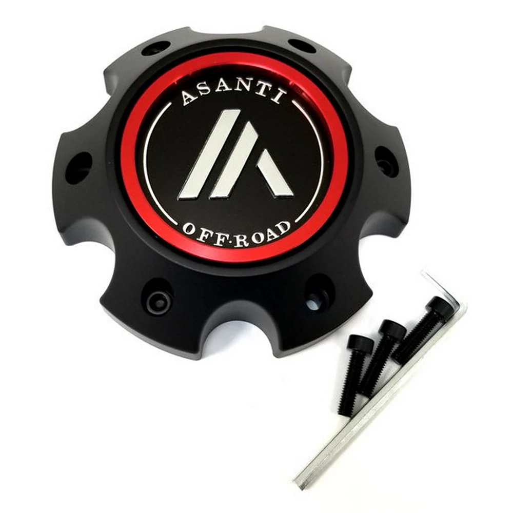 Asanti Off Road 130L1456SB-H42 Satin Black Wheel Center Cap – 6x5.5 H42