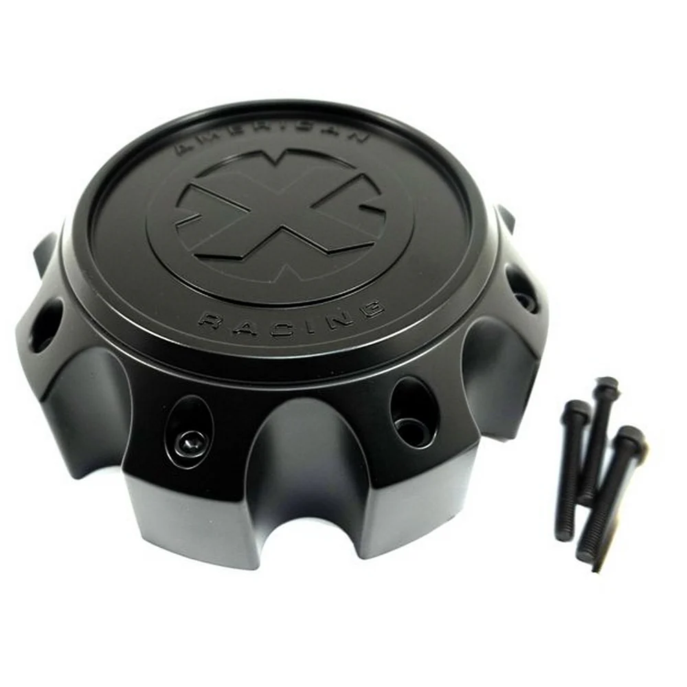 ATX 1079L170-AXSB Satin Black 2-Piece Wheel Center Cap – H63 8 Lug