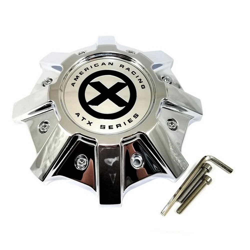 ATX 1504C01 Chrome Bolt-On Wheel Center Cap