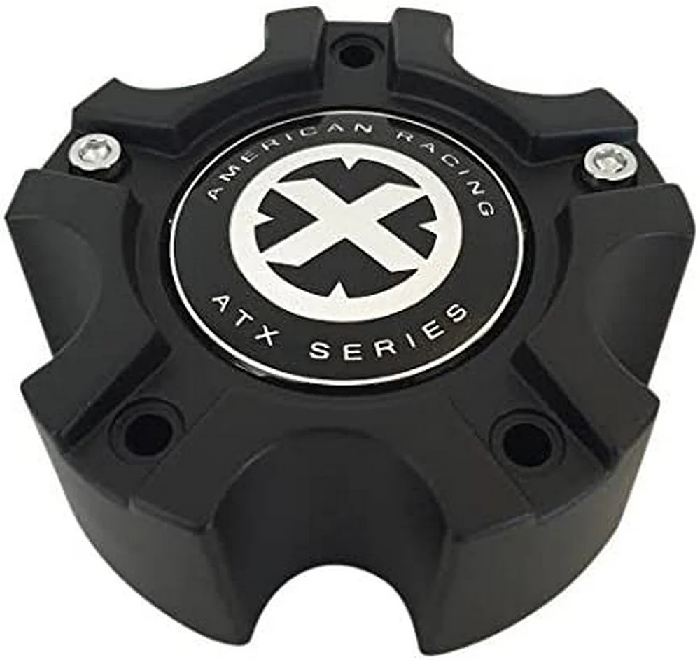 ATX 377B1275HYB001 Matte Black Wheel Center Cap – 5x5