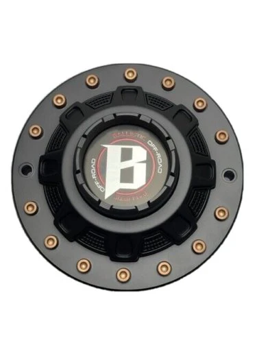 Ballistic Matte Black Bronze Rivets Wheel Center Cap CAP BL-02