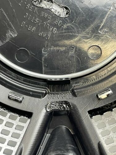 Ballistic Off-Road Gloss Black and Red Wheel Center Cap CAP OR-D2 CAP OR-D - Image 4