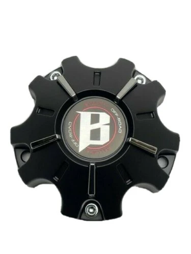 Ballistic Off-Road Matte Black Wheel Center Cap WX-08-CAP