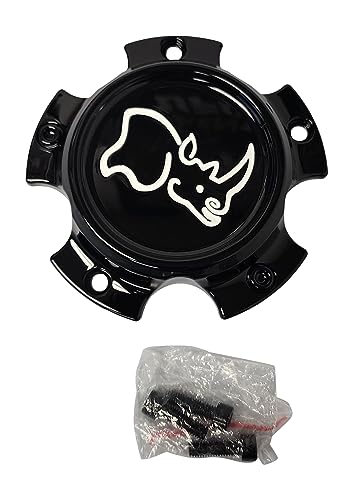 Black Rhino CCBR65127GB Gloss Black Center Cap 5x127 White Logo