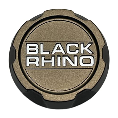 Black Rhino Wheels CCBRPSC022BLA-Z-C Bronze Snap in Center Cap Fits Stadium Wheel