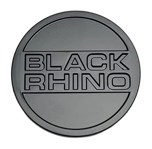 Black Rhino Wheels PSC002ADBK1 CCBRPSC002MB Black Center Cap