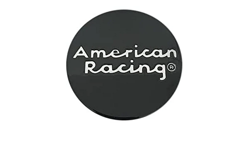 American Racing 490K57AR-S1 Black Snap-In Wheel Center Cap