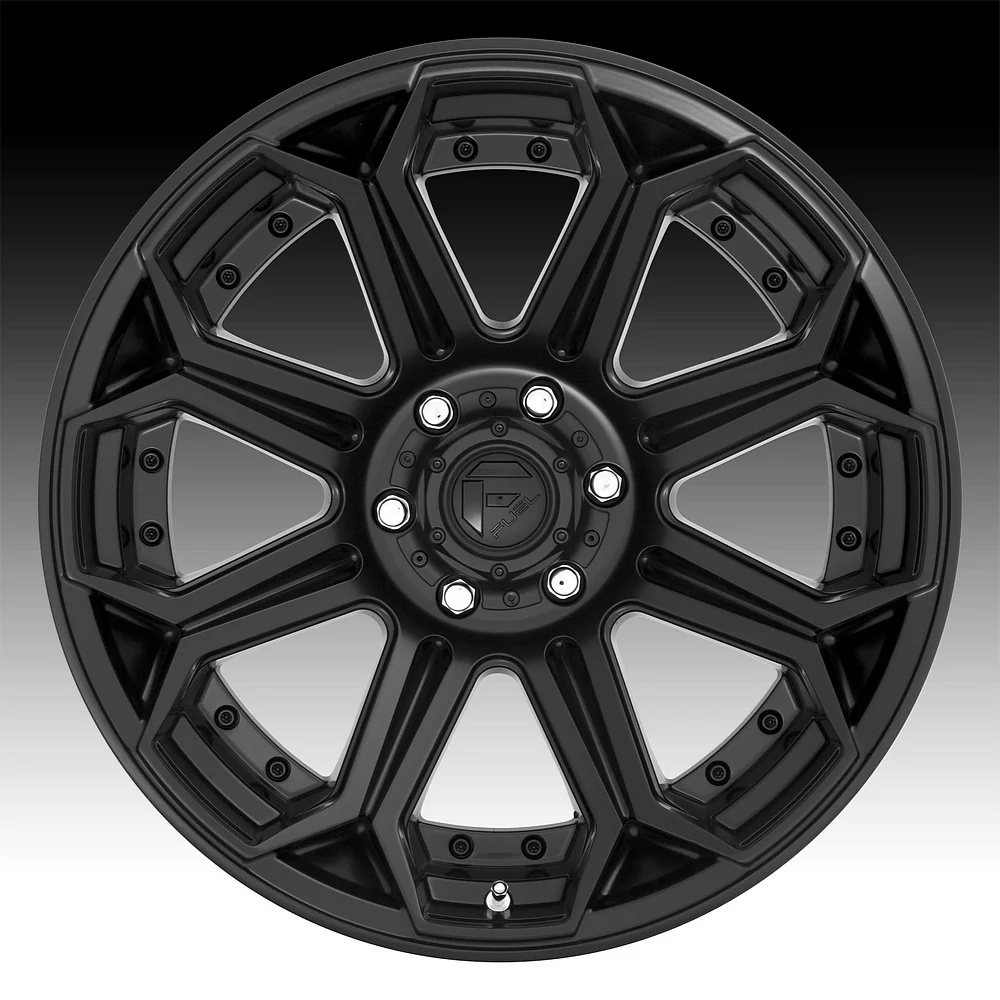Fuel Off-Road 1004-44BLD Gloss Black Bolt-On Wheel Center Cap – 5x4.5/5