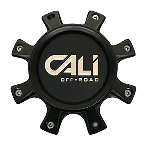 Cali Off-Road Matte Black Wheel Center Cap C109105B01-CALI-F 814720825F-12