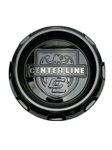 Center Line Gloss Black Tall Snap in Wheel Center Cap C-760 C-760-2