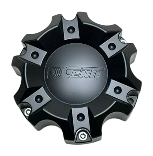 Dcenti Matte Black Wheel Center Cap CBDW6-1P