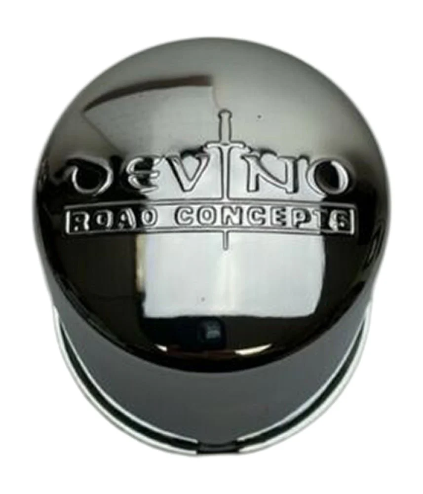 Devino Chrome Push Thru Wheel Center Cap 88MM - Image 3
