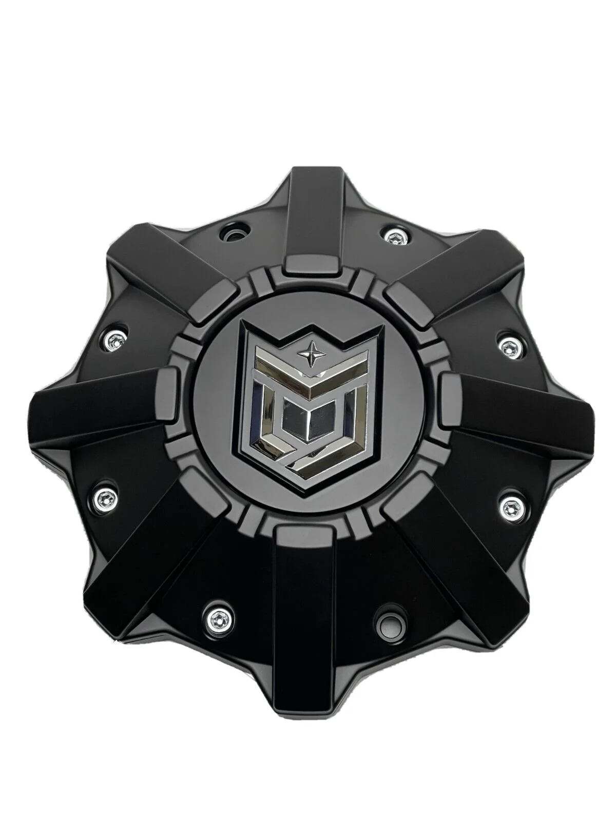 Dropstars Matte Black Wheel Center Cap With Spacer 6056B212 S1209-08 1284C61