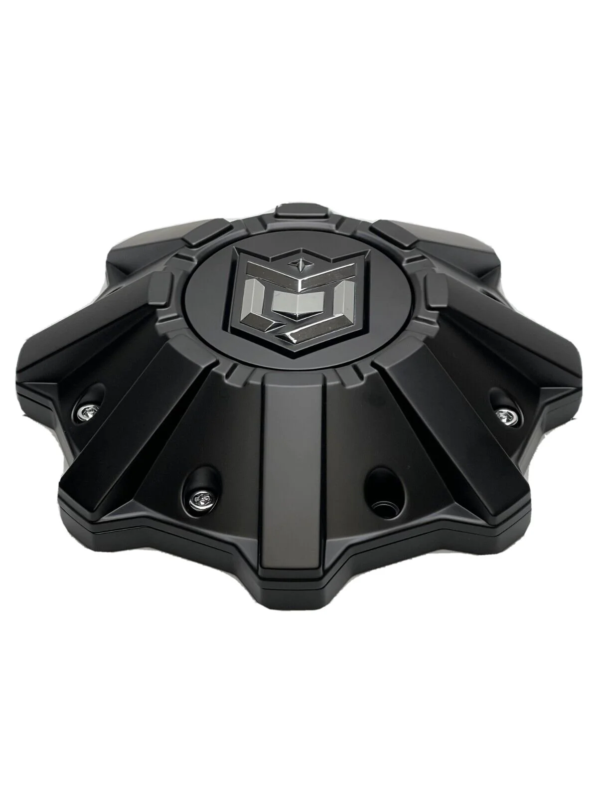 Dropstars Matte Black Wheel Center Cap With Spacer 6056B212 S1209-08 1284C61 - Image 2
