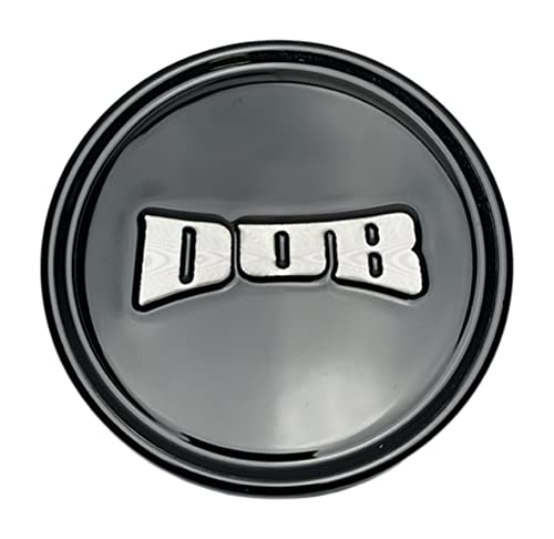 Dub Wheels 1015-09-04GBS Gloss Black Center Cap with Silver Logo