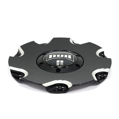 DUB Wheels 26110-15BME Black and Machined Center Cap S179L181B