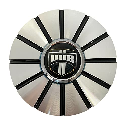DUB Wheels 38330-15MBL Black and Machined Center Cap