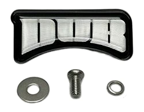 DUB Wheels Spinner Nasty Logo Plate with Screws 65mm