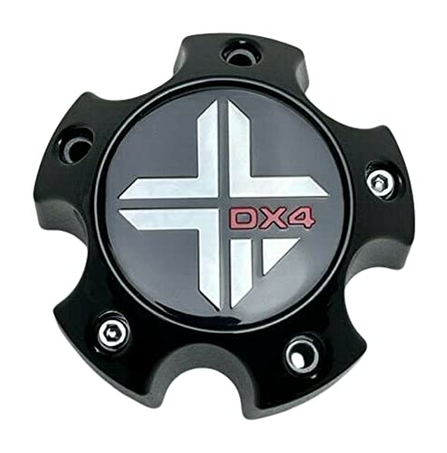 DX4 Gloss Black Wheel Center Cap 5 Lug 73062090F-2