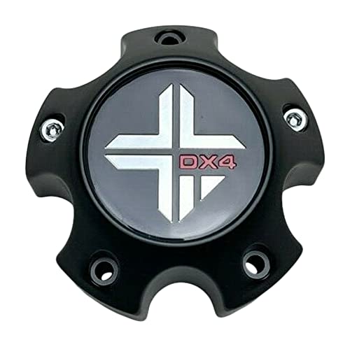 DX4 Matte Black Wheel Center Cap 5 Lug 7115-4-CAP