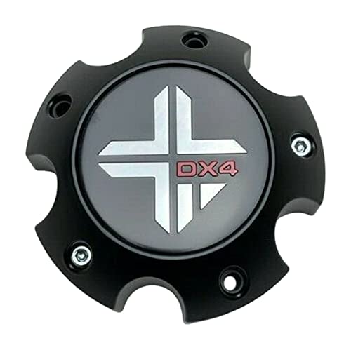 DX4 Matte Black Wheel Center Cap 5 Lug 73062090F-3 73062090F-5