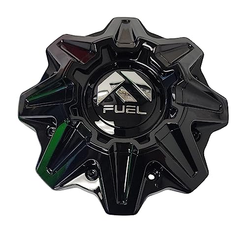 Fuel 853 Center Cap 1007A64GB Bolt On Gloss Black and Chrome 8x6.5 8x180