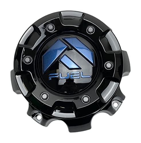 Fuel Offroad Wheels 1001-60GBDK Gloss Black with Blue Logo Center Cap 8x170 Fitment