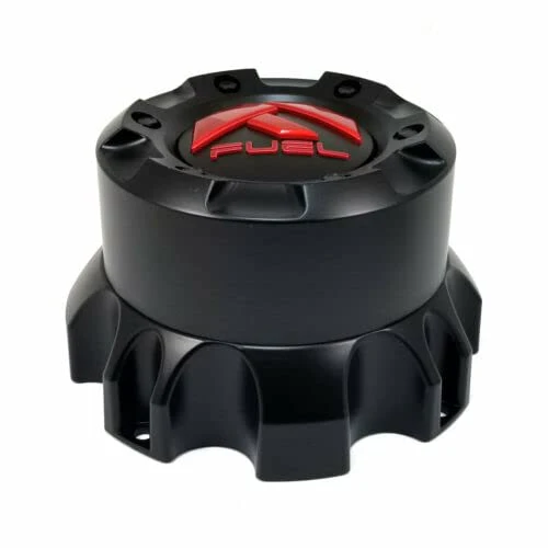 Fuel Offroad Wheels 1001-60MBQ 8 Lug Matte Black Center Cap with Red Logo 1000-55 ST-MQ804-148