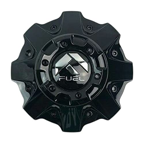 Fuel Offroad Wheels 1001-79GBR Gloss Black Center Cap with Black Rivets