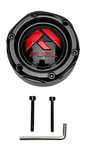 Fuel Offroad Wheels 1003-42GBQ Gloss Black with Red Logo Center Cap