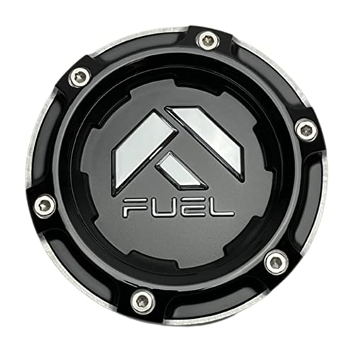 Fuel Offroad Wheels 1005-50SNBL Gloss Black and Chrome Center Cap