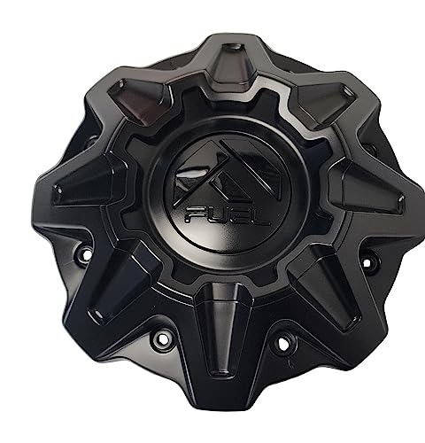 Fuel Offroad Wheels 1007A63BLD Matte Black Center Cap with Gloss Black Logo