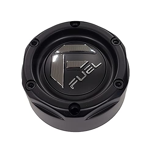 Fuel Wheel Center Caps Matte Black 1.3in for UTV 4-Lug
