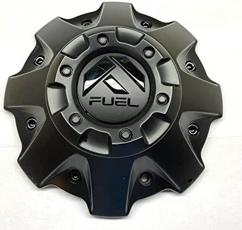 Fuel Wheels 1001-63BLD Matte Black Center Cap 5 and 6 Lug Black Logo M-447