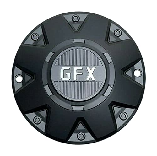GFX G-FX Matte Black Wheel Center Cap 6265L176 6265L176-YB003