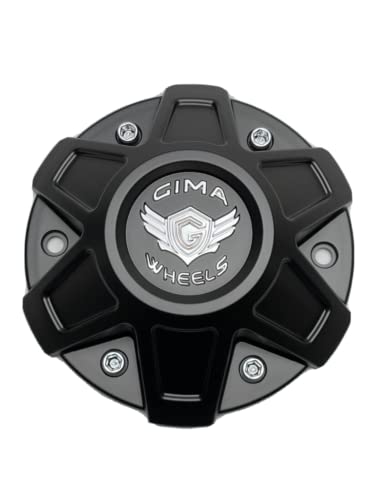 Gima Matte Black Wheel Center Cap CBGM1-2P